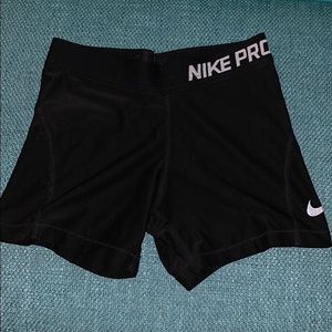 Nike pro spandex shorts